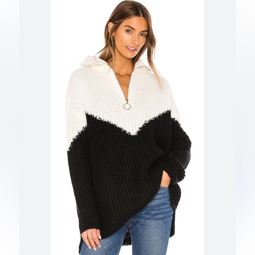 Show Me Your Mumu Weston Half Zip Medium